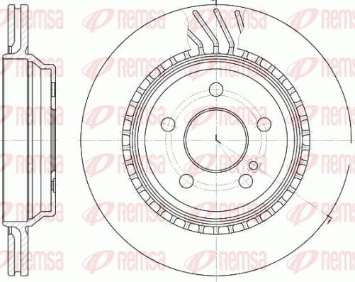 Kawe 61072 10 - Brake Disc autospares.lv