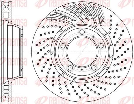 Kawe 61196 10 - Brake Disc autospares.lv