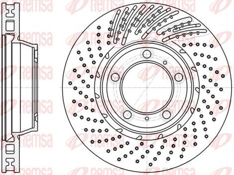 Kawe 61196 11 - Brake Disc autospares.lv