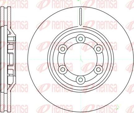 Kawe 61193 10 - Brake Disc autospares.lv