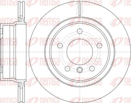 Kawe 61145 10 - Brake Disc autospares.lv