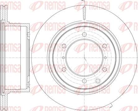 Kawe 61159 10 - Brake Disc autospares.lv