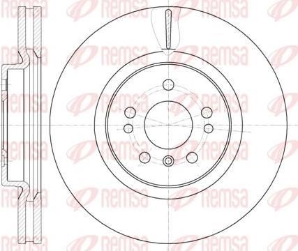 Kawe 61165 10 - Brake Disc autospares.lv