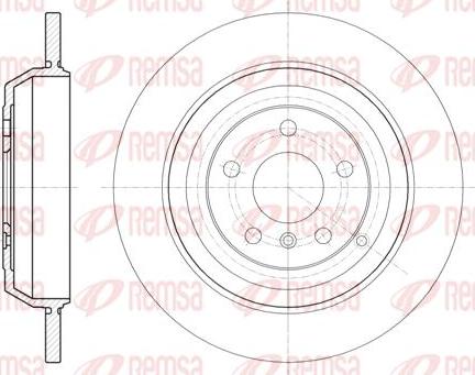 Kawe 61166 00 - Brake Disc autospares.lv