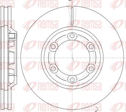 Kawe 61163 10 - Brake Disc autospares.lv