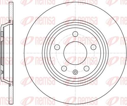 Kawe 61112 00 - Brake Disc autospares.lv