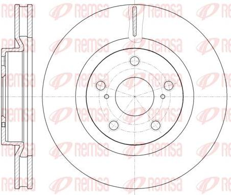 Kawe 61189 10 - Brake Disc autospares.lv