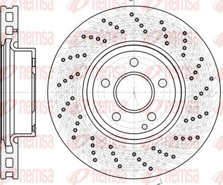 Kawe 61185 10 - Brake Disc autospares.lv