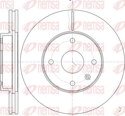 Kawe 61181 10 - Brake Disc autospares.lv