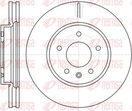 Kawe 61183 10 - Brake Disc autospares.lv