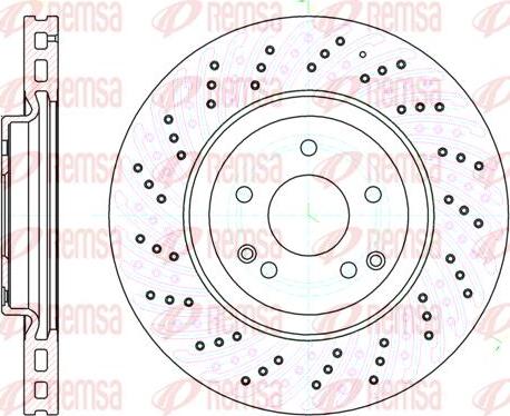 Kawe 61138 10 - Brake Disc autospares.lv