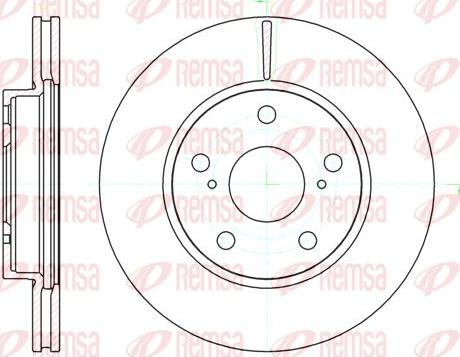 Kawe 61122 10 - Brake Disc autospares.lv