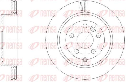 Kawe 61868 10 - Brake Disc autospares.lv