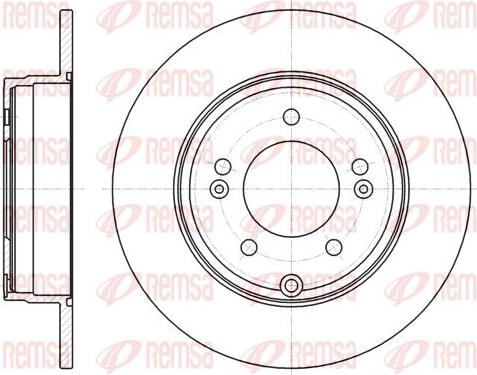 Kawe 61884 00 - Brake Disc autospares.lv