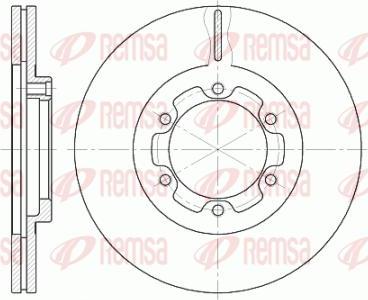 Kawe 6188 10 - Brake Disc autospares.lv