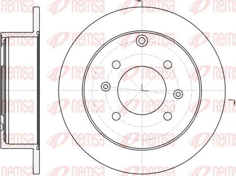 Kawe 61883 00 - Brake Disc autospares.lv