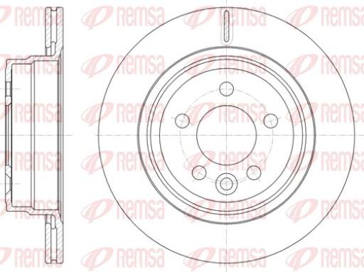 Kawe 61828 10 - Brake Disc autospares.lv