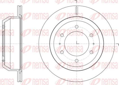 Kawe 61823 10 - Brake Disc autospares.lv