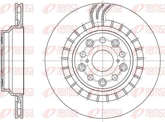 Kawe 61879 10 - Brake Disc autospares.lv