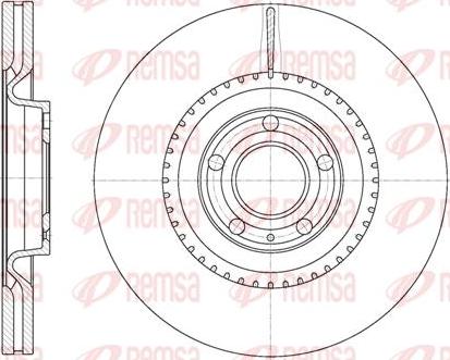 Kawe 61392 10 - Brake Disc autospares.lv