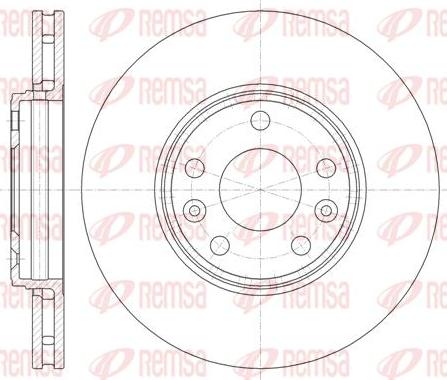 Kawe 61344 10 - Brake Disc autospares.lv