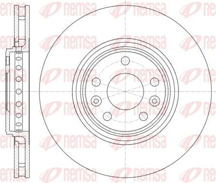 Kawe 61345 10 - Brake Disc autospares.lv