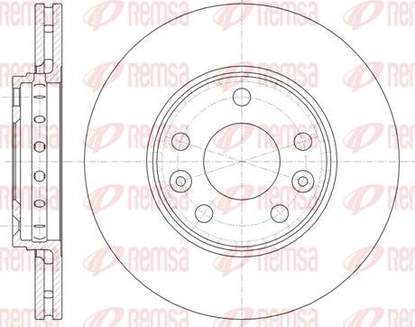 Kawe 61346 10 - Brake Disc autospares.lv