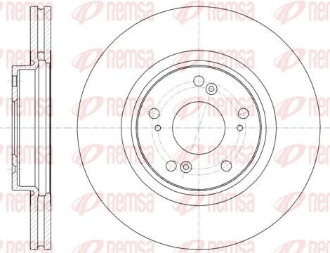 Kawe 61359 10 - Brake Disc autospares.lv