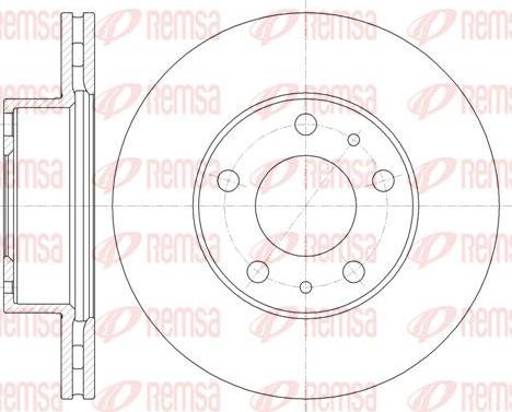 Kawe 61351 10 - Brake Disc autospares.lv