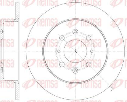 Kawe 61352 00 - Brake Disc autospares.lv