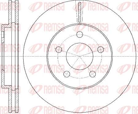 Kawe 61369 10 - Brake Disc autospares.lv