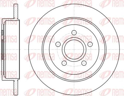 Kawe 61364 00 - Brake Disc autospares.lv