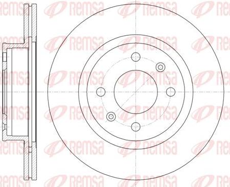 Kawe 61365 10 - Brake Disc autospares.lv