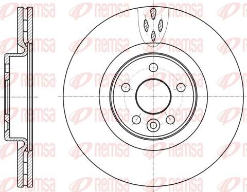 Kawe 61304 10 - Brake Disc autospares.lv