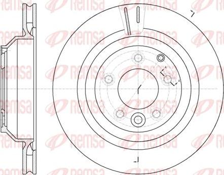 Kawe 61302 10 - Brake Disc autospares.lv