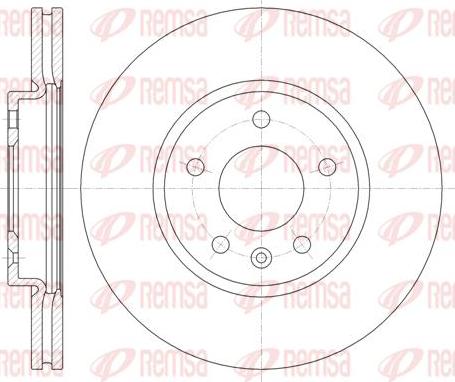 Kawe 61314 10 - Brake Disc autospares.lv