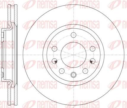 Kawe 61318 10 - Brake Disc autospares.lv