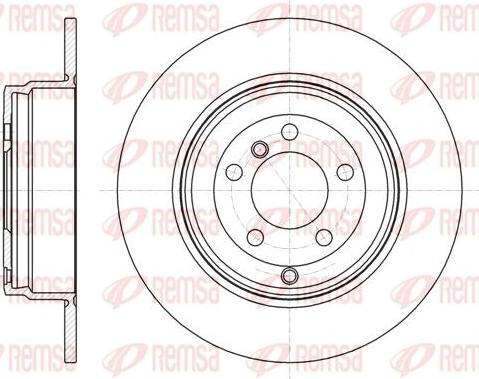 Kawe 61381 00 - Brake Disc autospares.lv