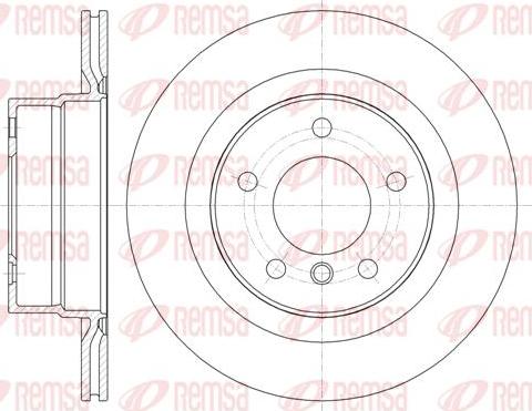 Kawe 61338 10 - Brake Disc autospares.lv