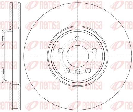 Kawe 61333 10 - Brake Disc autospares.lv