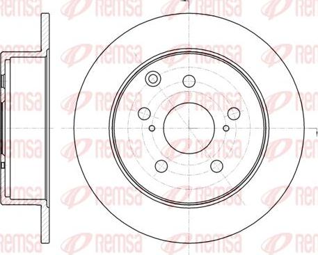 Kawe 61324 00 - Brake Disc autospares.lv