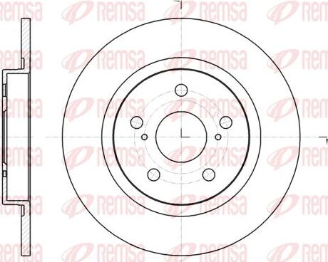 Kawe 61325 00 - Brake Disc autospares.lv