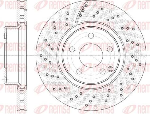 Kawe 61322 10 - Brake Disc autospares.lv