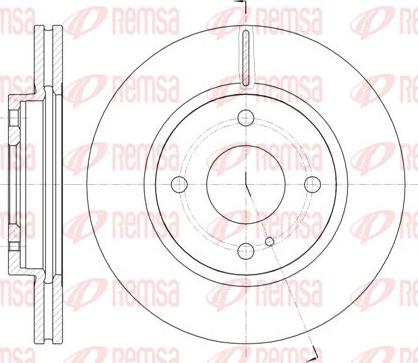 Kawe 61299 10 - Brake Disc autospares.lv