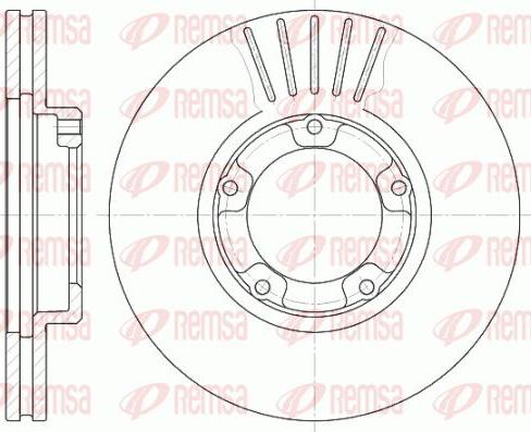 Kawe 61247 10 - Brake Disc autospares.lv