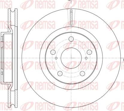 Kawe 61259 10 - Brake Disc autospares.lv