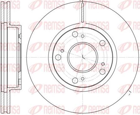 Kawe 61263 10 - Brake Disc autospares.lv