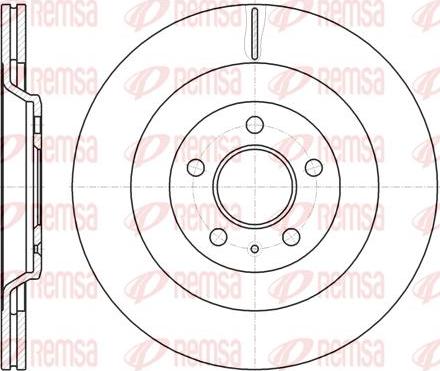 Kawe 61267 10 - Brake Disc autospares.lv