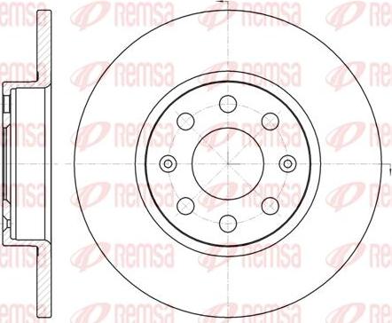 Kawe 61209 00 - Brake Disc autospares.lv