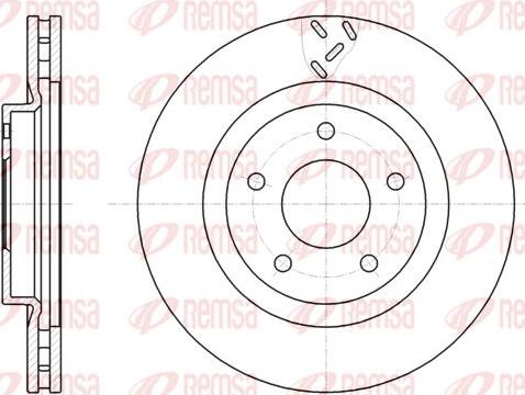 Kawe 61200 10 - Brake Disc autospares.lv